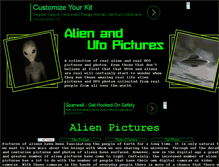 Tablet Screenshot of alienandufopictures.com
